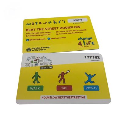 1k classique RFID Smart Card pour l'étiquette de mégahertz Rfid du contrôle d'accès 13,56