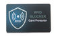 Carte de bloc de RFID voleur de signal de carte de protecteur à l'anti avec la garde de sécurité de bouclier