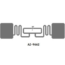 La marqueterie sèche du label RFID de fréquence ultra-haute d'AZ 9662 RFID/marqueterie humide pour ISO18000-6C/RFID étiquette le label futé de fréquence ultra-haute