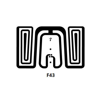 Marqueterie sèche de la marqueterie de fréquence ultra-haute de la coutume 26*16mm F43 RFID/RFID avec la puce d'Impinji Monza 4
