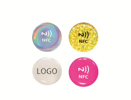 Étiquettes époxydes micro de Nfc avec imprimer des autocollants pour des applications de téléphone dans l'activité de commercialisation de promotion