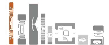 Marqueterie humide de marqueterie sèche de marqueterie de fréquence ultra-haute de puce d'AZ H3, 18000-6C marqueterie ultra à haute fréquence du protocole RFID
