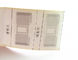 Label tissé par fréquence ultra-haute de papier blanc de l'étiquette ISO18000-6C de RFID Labe pour la gestion d'habillement, anti-compteur d'habillement