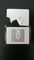 Le label fragile du blanc RFID de papier pour étiquettes de RFID facile pour déchirent