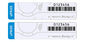 Étiquettes de pare-brise de la fréquence ultra-haute RFID avec l'impression de nombre pour la gestion de véhicule